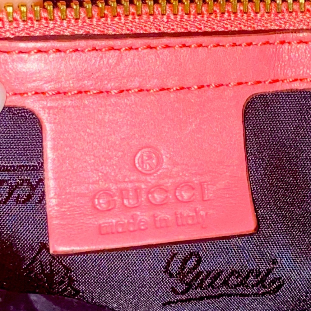Gucci Coral Leather Women's Bag